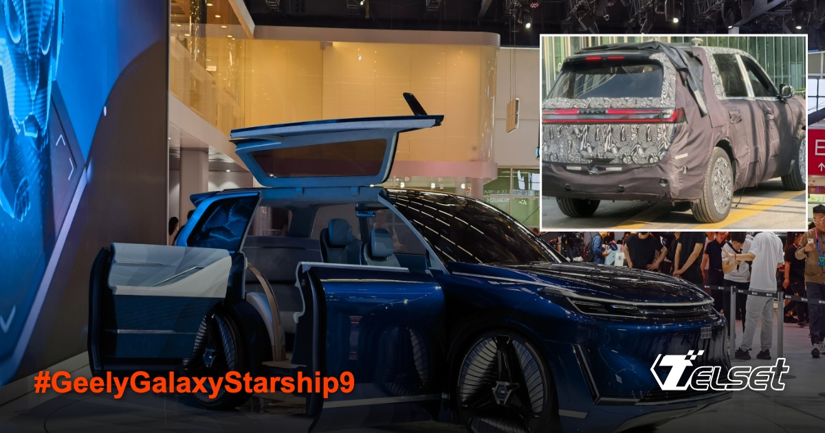 Geely Galaxy Starship 9 PHEV crossover dalam uji jalan di China