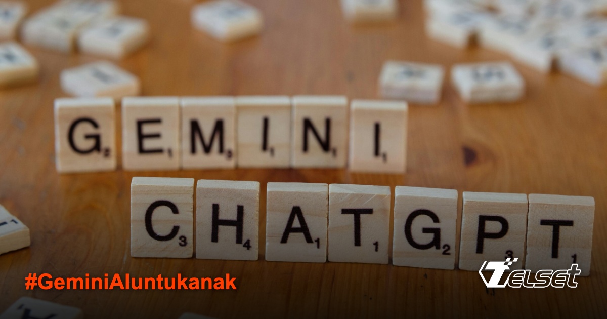 Antarmuka Gemini AI untuk anak-anak dengan ilustrasi warna-warni