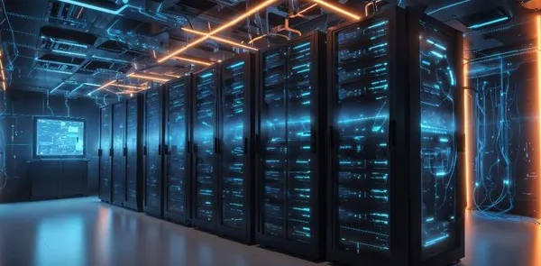 Ilustrasi Data Center yang Disabotase