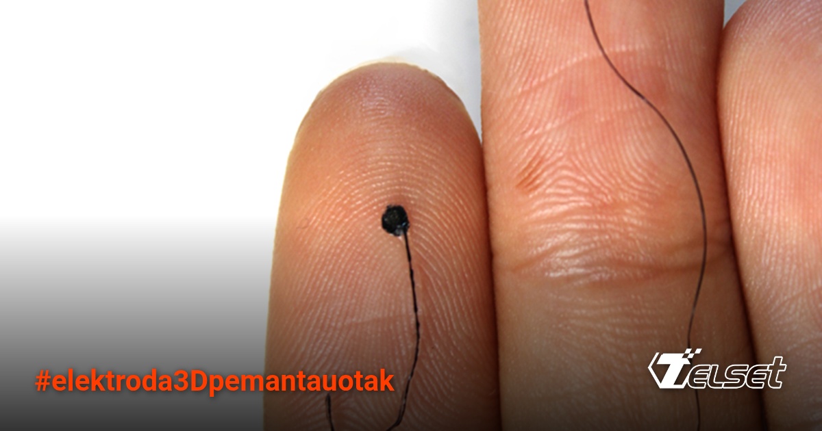 Elektroda 3D mirip rambut untuk pemantauan otak jangka panjang