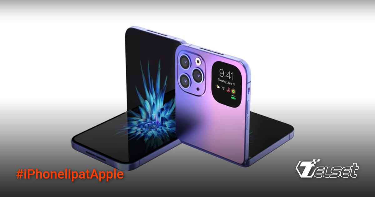 iPhone Lipat Apple dengan layar hampir tanpa lipatan dan engsel premium