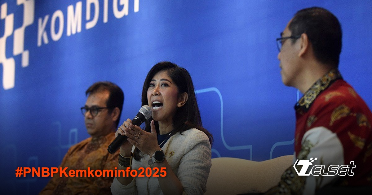 Grafik pertumbuhan PNBP sektor digital Kemkominfo tahun 2025