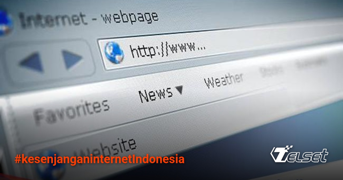 Ilustrasi kesenjangan akses internet antara perkotaan dan pedesaan