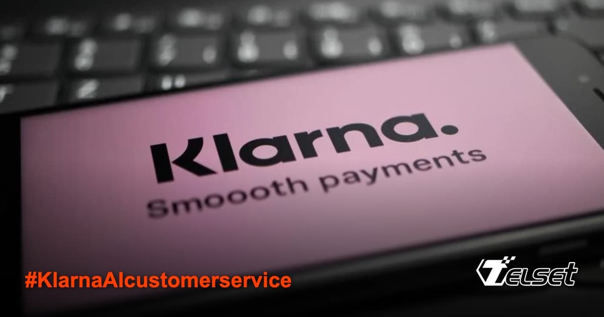 Logo Klarna di layar smartphone sebagai simbol layanan buy now pay later