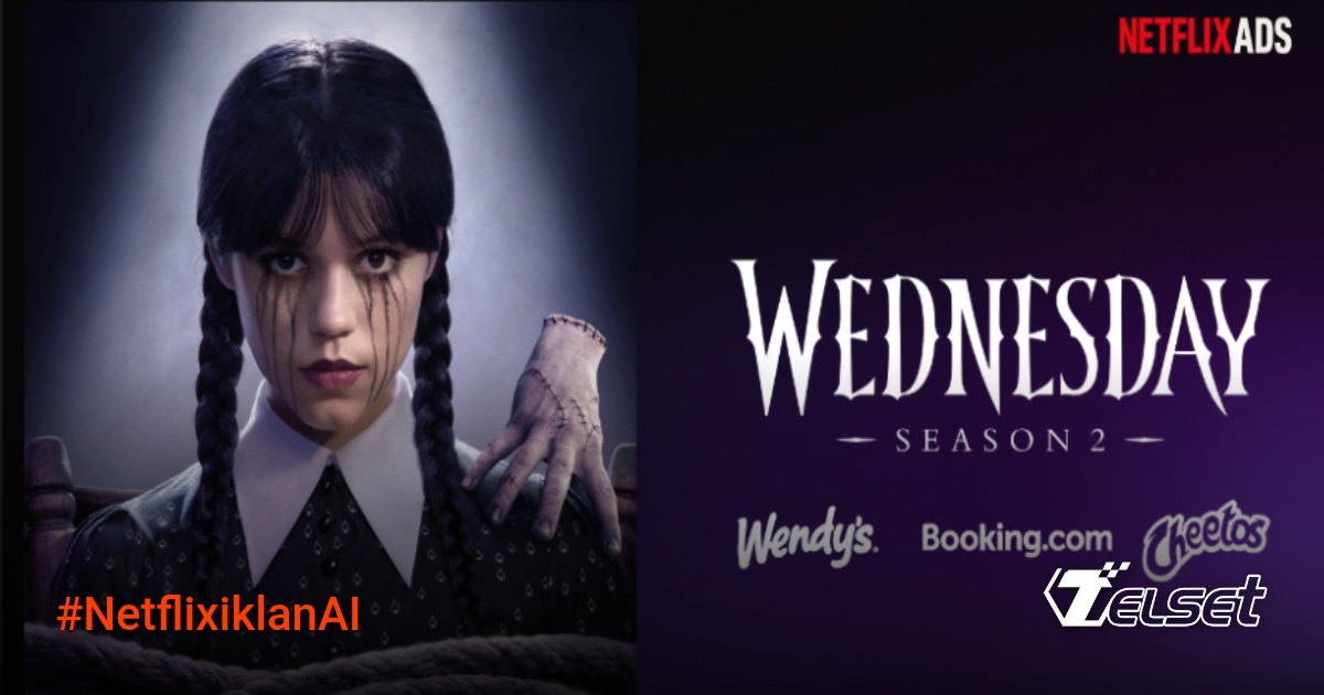 Konsep iklan AI Netflix yang akan muncul saat pause atau di tengah tayangan