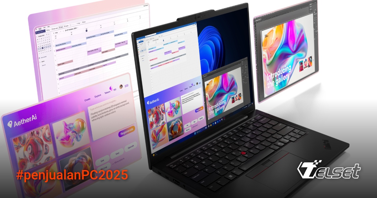 Grafik pertumbuhan penjualan PC dan laptop di Amerika Utara Q1 2025