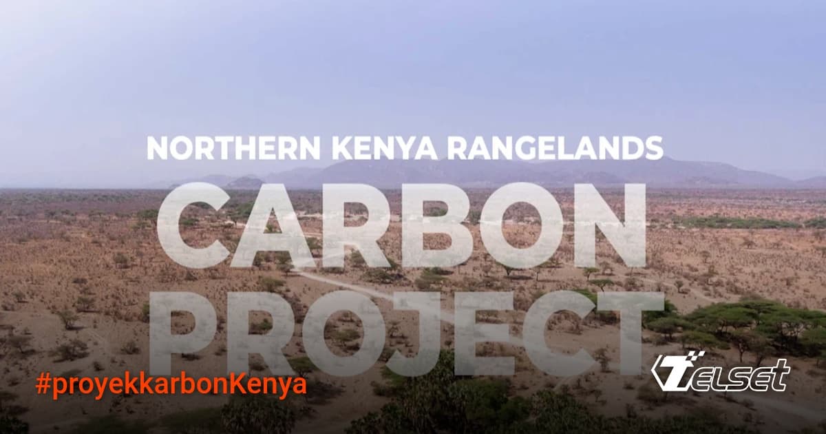Peternak Maasai berdiskusi di padang rumput Kenya terkait proyek karbon