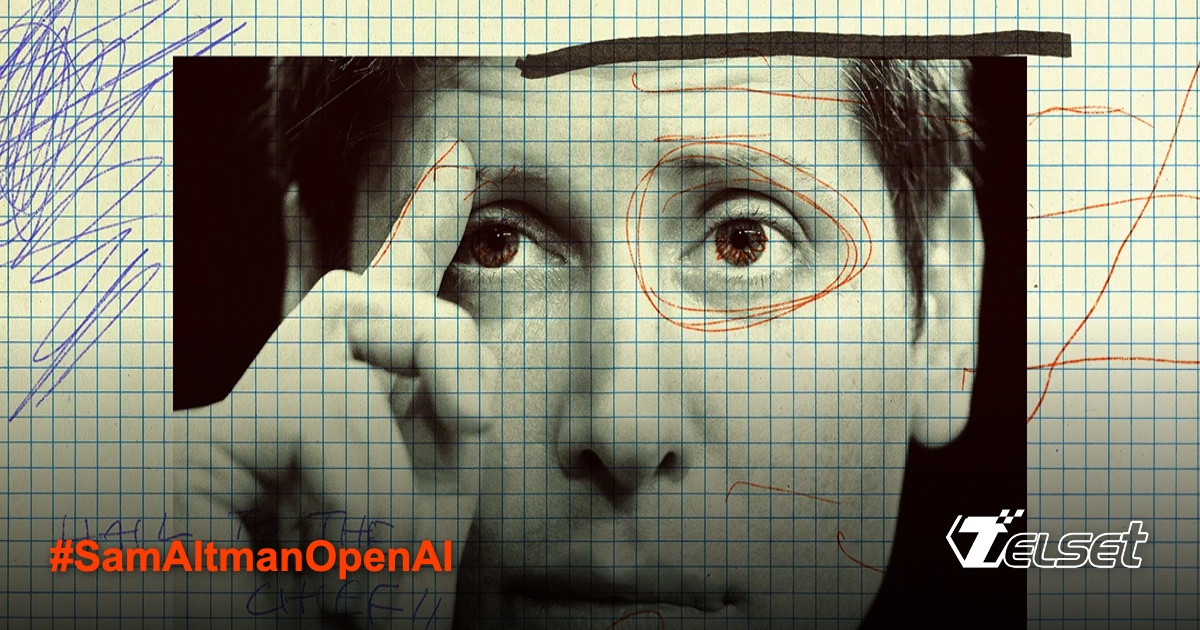 Sam Altman dan Fidji Simo dalam konferensi pers OpenAI