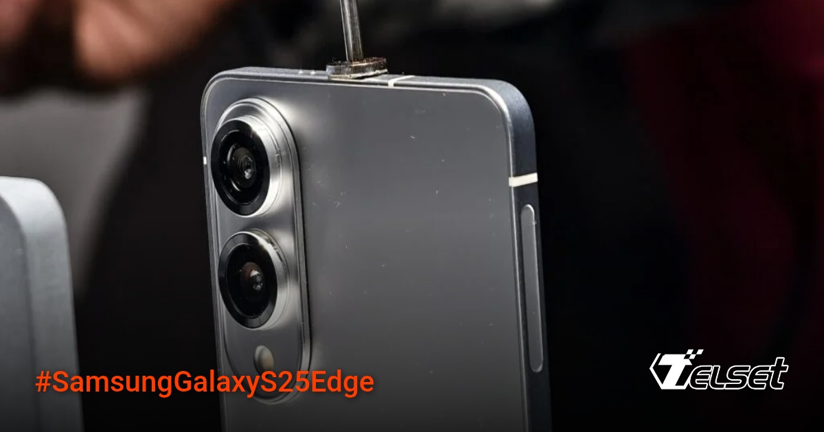 Modul kamera Samsung Galaxy S25 Edge dengan sensor utama 200MP