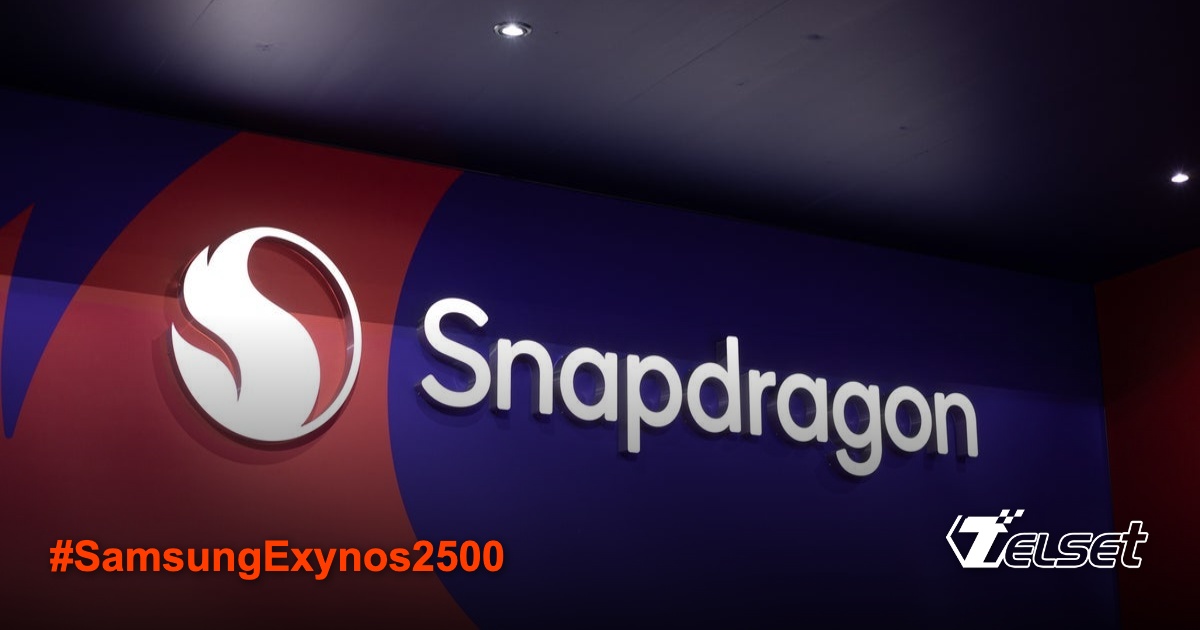 Logo Qualcomm Snapdragon di dinding pabrik semikonduktor