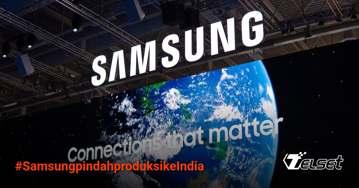 Samsung logo on a large sign