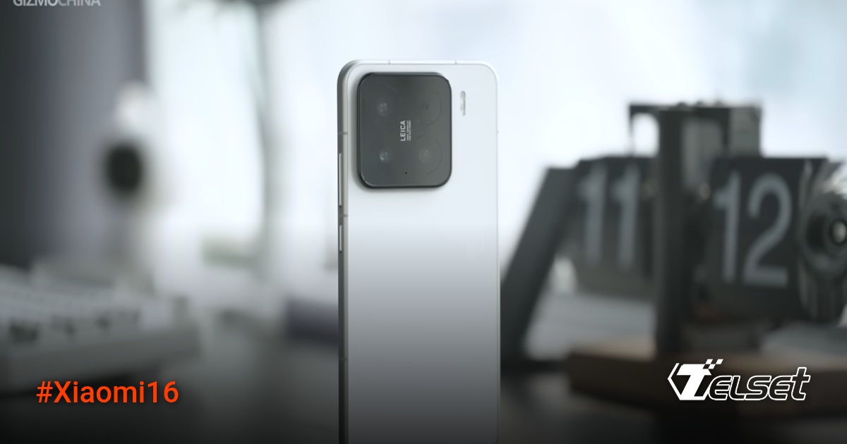 Ilustrasi Xiaomi 16 dengan desain tipis dan baterai besar