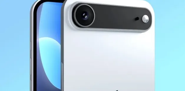 iPhone 17 Air dengan kamera depan di sisi kiri