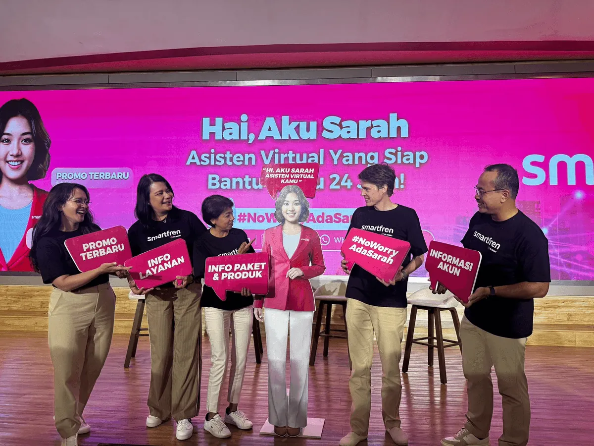 Smartfren Luncurkan Sarah, Asisten Virtual AI untuk Layanan Pelanggan 24/7