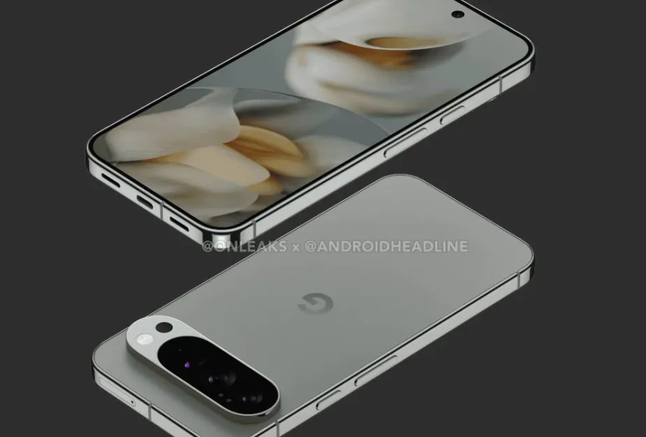 Google Pixel 10 Pro XL render dengan desain premium