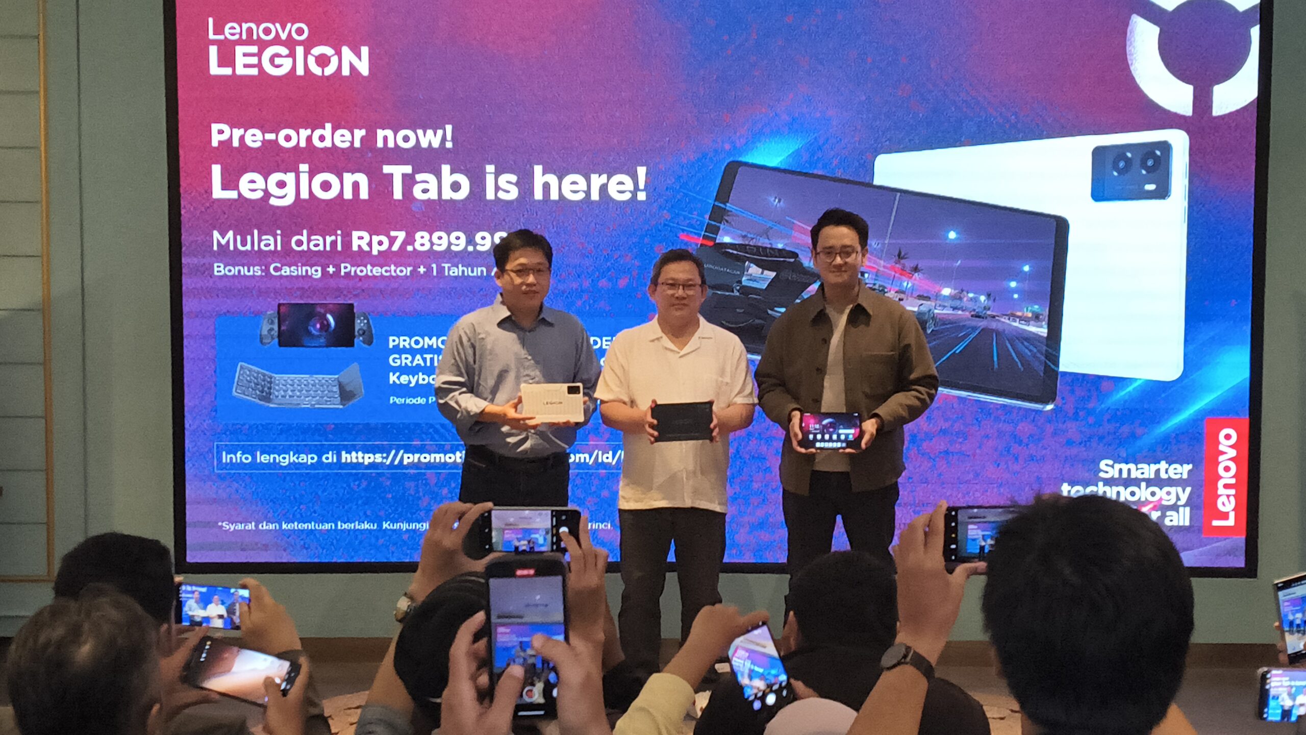 Lenovo Legion Tab Gen 3 Resmi di Indonesia, Tablet Gaming Premium untuk Gamer Ambisius