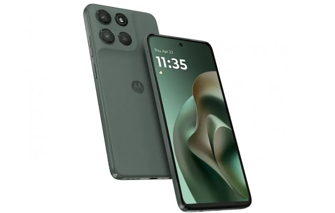 Ilustrasi smartphone Motorola Moto G67 Power dengan desain modern dan baterai besar 7.000 mAh