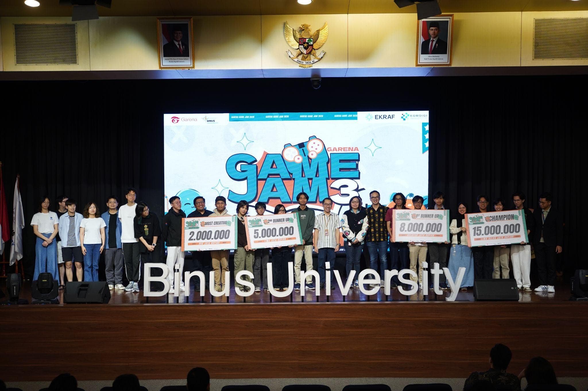 BINUS dan Garena Game Jam 3: Inkubator Emas Talenta Game Indonesia