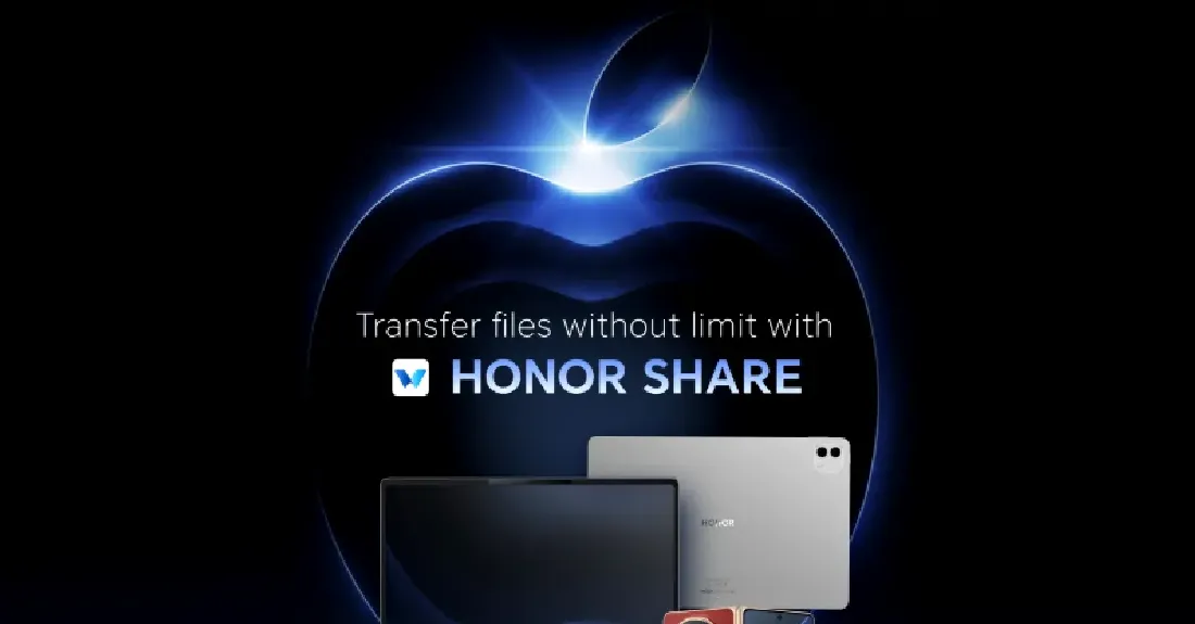 Tembus Tembok Apple! HONOR Share Bikin Transfer File ke iPhone Semudah Kedipan Mata