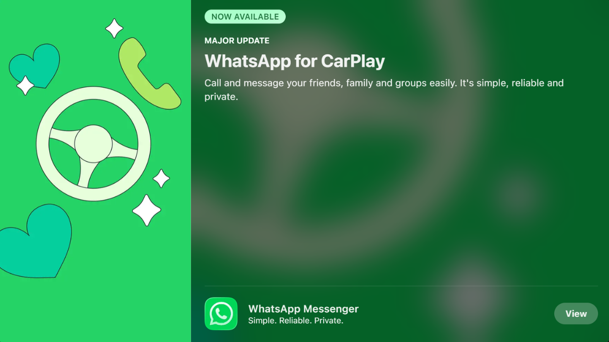 WhatsApp CarPlay Hadir dengan Antarmuka Baru, Lebih Mudah dan Aman