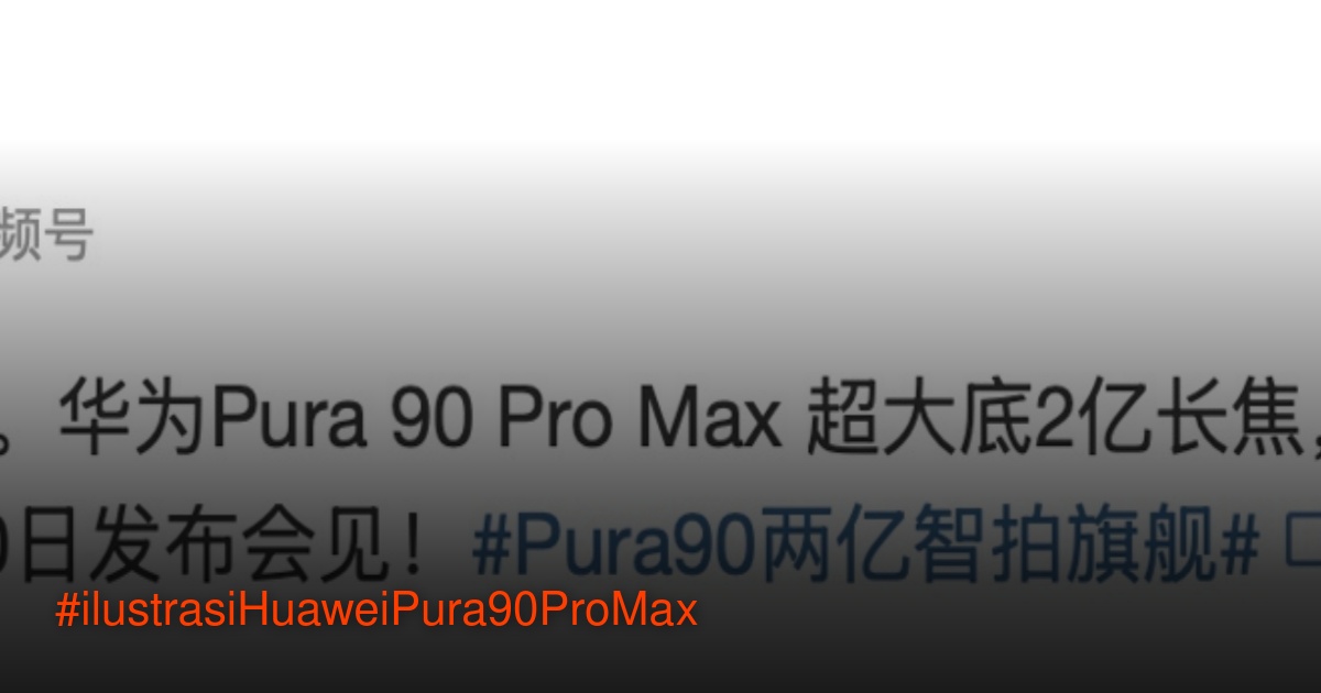 Warna-warna Huawei Pura 90 Pro Max: Obsidian Black, Morning Light Gold, Twilight Purple, Orange Sea, Emerald Lake