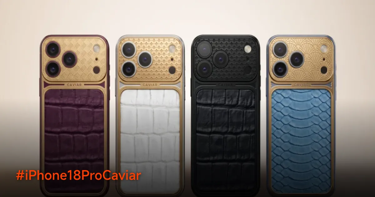 Caviar Buka Pre-order iPhone 18 Pro Mewah Seharga Rp160 Juta