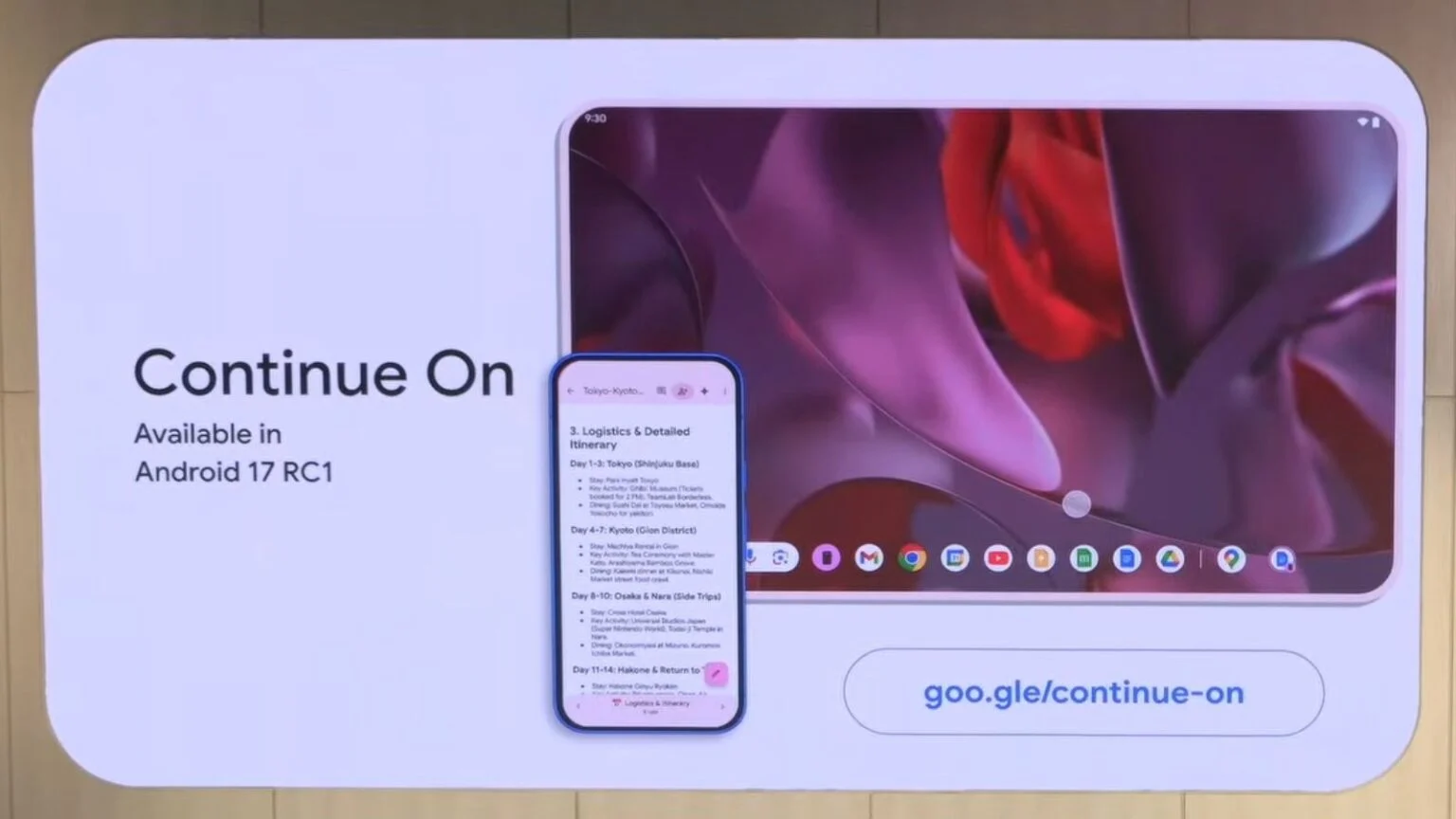 Google Luncurkan Fitur Continue On di Android 17 untuk Multiperangkat