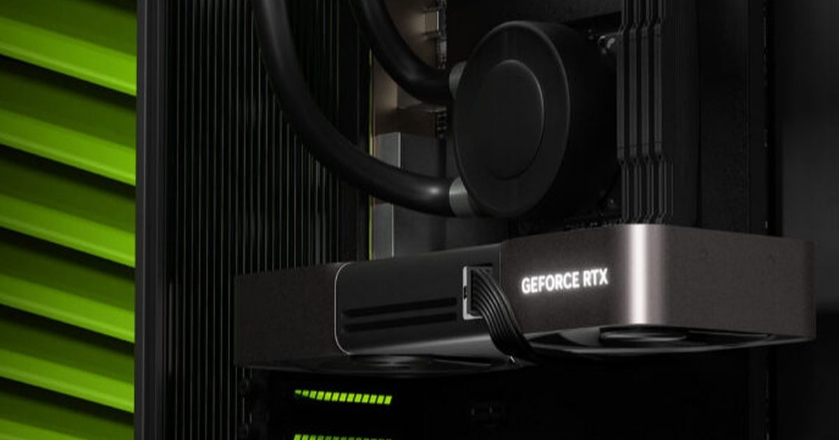 Ilustrasi Nvidia GeForce RTX 5090D V2
