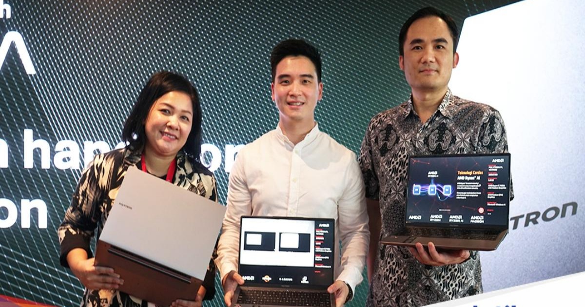 Polytron meluncurkan laptop Rp 7 jutaan Polytron Luxia R5 dengan AMD Ryzen 5