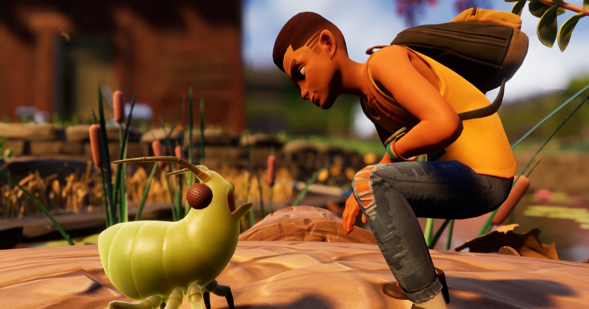 Ilustrasi game Grounded dari Obsidian Entertainment yang akan tersedia di PS Plus Juni 2026
