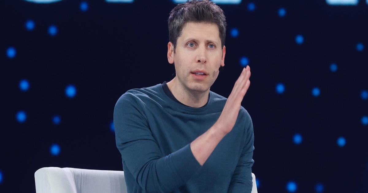 Sam Altman CEO OpenAI berbicara di acara BlackRock Washington DC