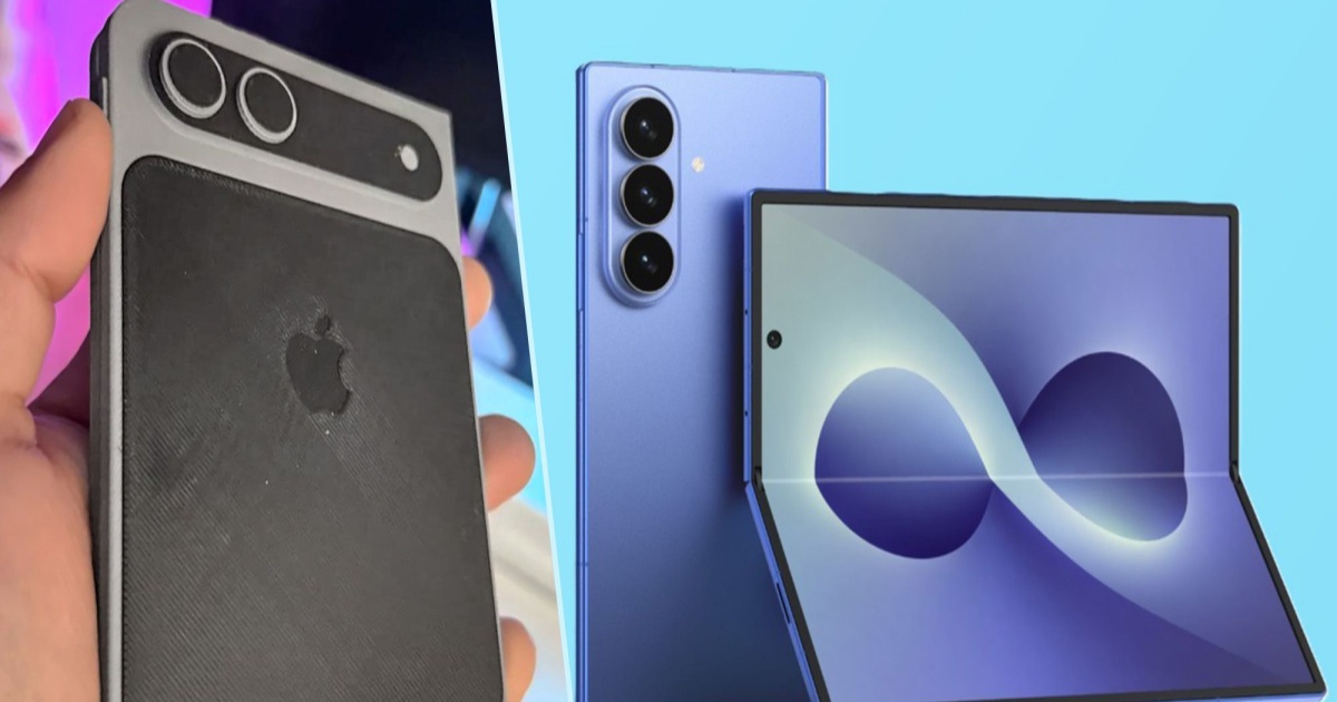 Ilustrasi Samsung Galaxy Z Fold 8 dengan desain terbaru