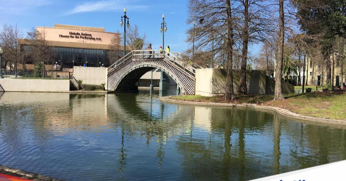 Pemandangan kota New Orleans dari udara yang terancam tenggelam akibat naiknya permukaan laut