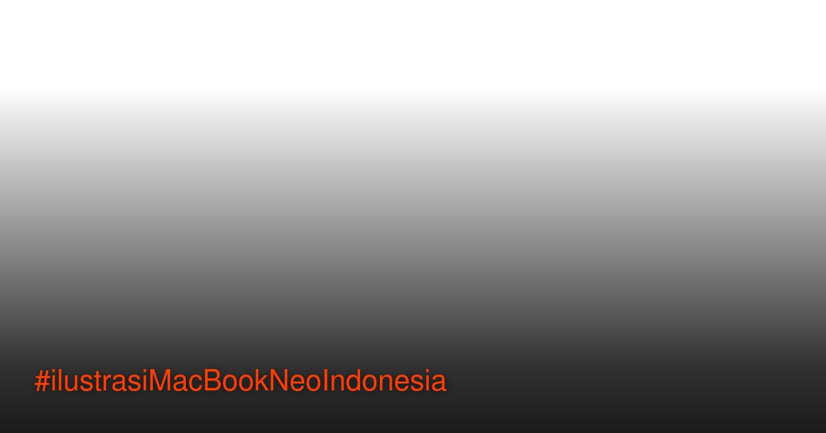 MacBook Neo laptop entry-level Apple dengan desain unibody aluminium