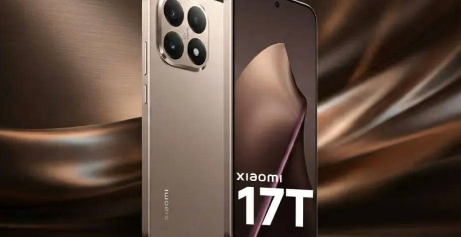 Teaser Xiaomi 17T dengan tulisan The T is coming