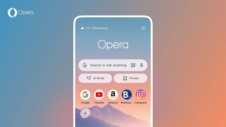 Opera Update Android: Tambah Soccer Hub dan Tampilan Start Page Baru