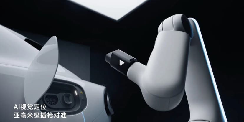 Xiaomi Siapkan Robot Pengisi Daya Mobil Listrik Otomatis