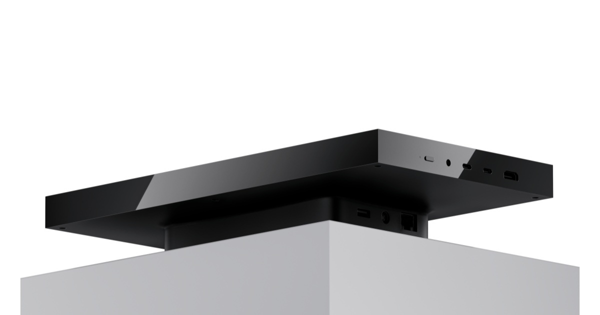 Surface RTX Spark Dev Box tampak atas menyerupai Xbox Series X