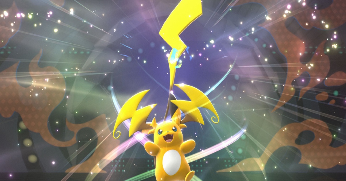 Raichu dalam game Pokémon Champions