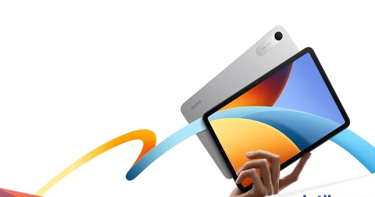 Redmi Pad 2 9.7 tampak depan dengan layar menyala