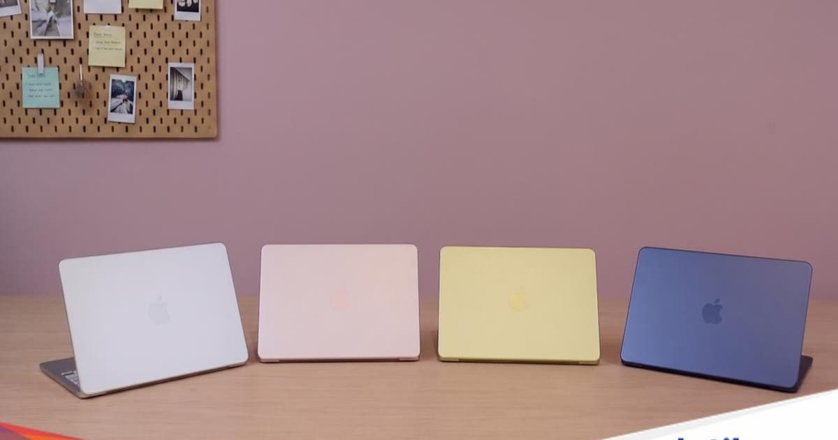 MacBook Neo tampak depan dengan desain tipis dan minimalis