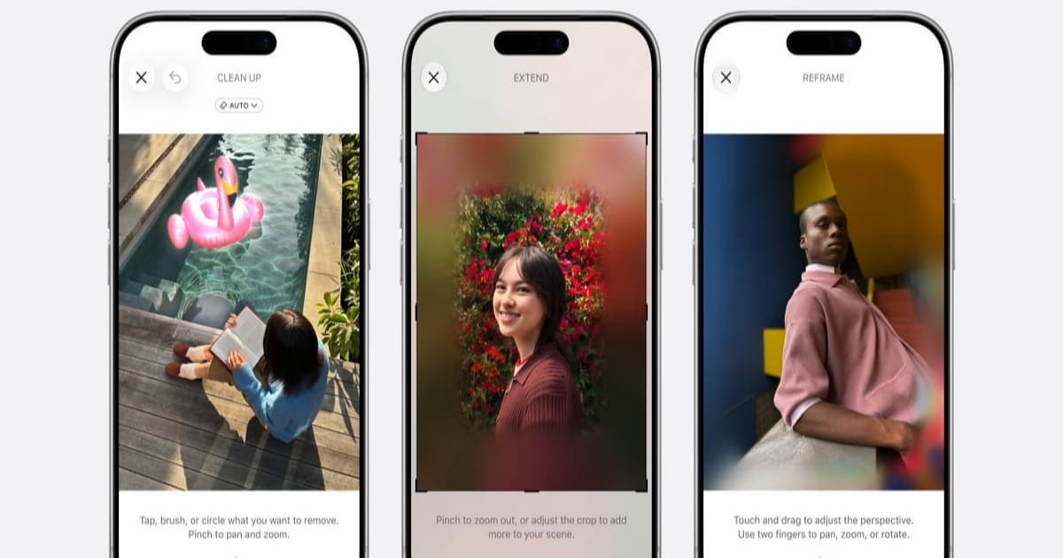Fitur penghapusan objek foto terbaru dari Siri AI Apple di WWDC 2026