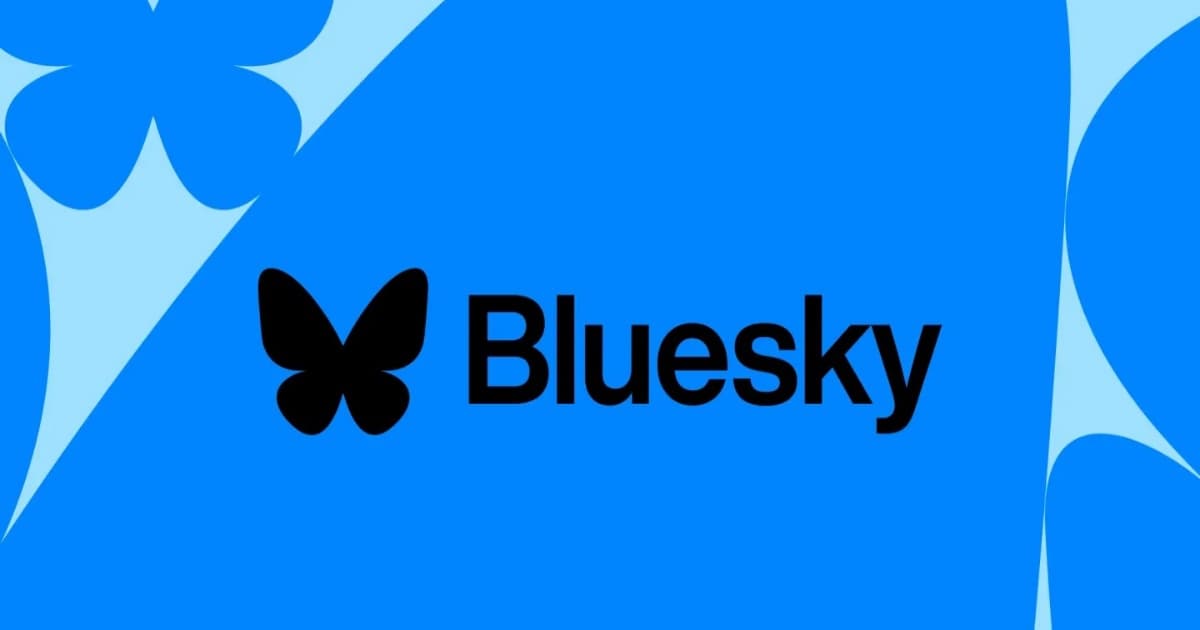 Ilustrasi antarmuka fitur komunitas Bluesky dengan tiga opsi privasi