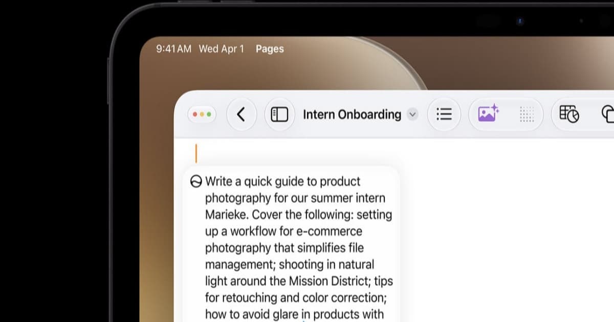 Tampilan Siri AI di antarmuka macOS 27 Golden Gate
