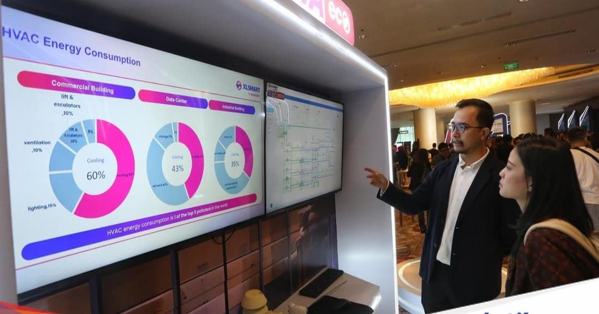 Antusias pengunjung di booth XLSmart Bravo 500 Summit 2026 di Jakarta