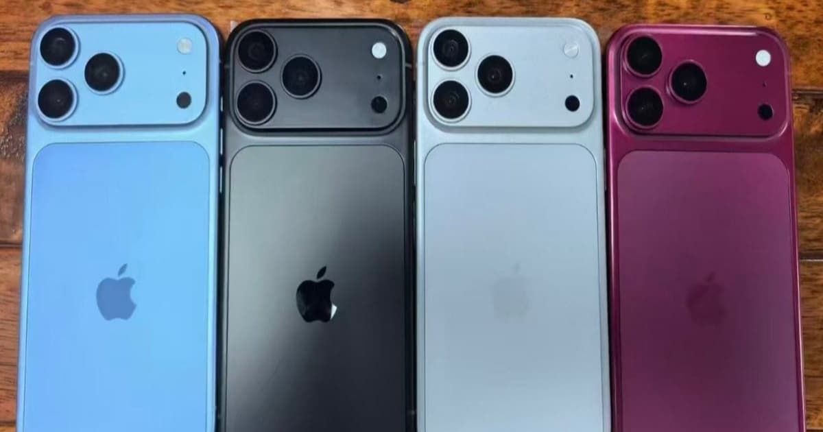 Ilustrasi iPhone 18 Pro dengan warna Dark Cherry yang memudar