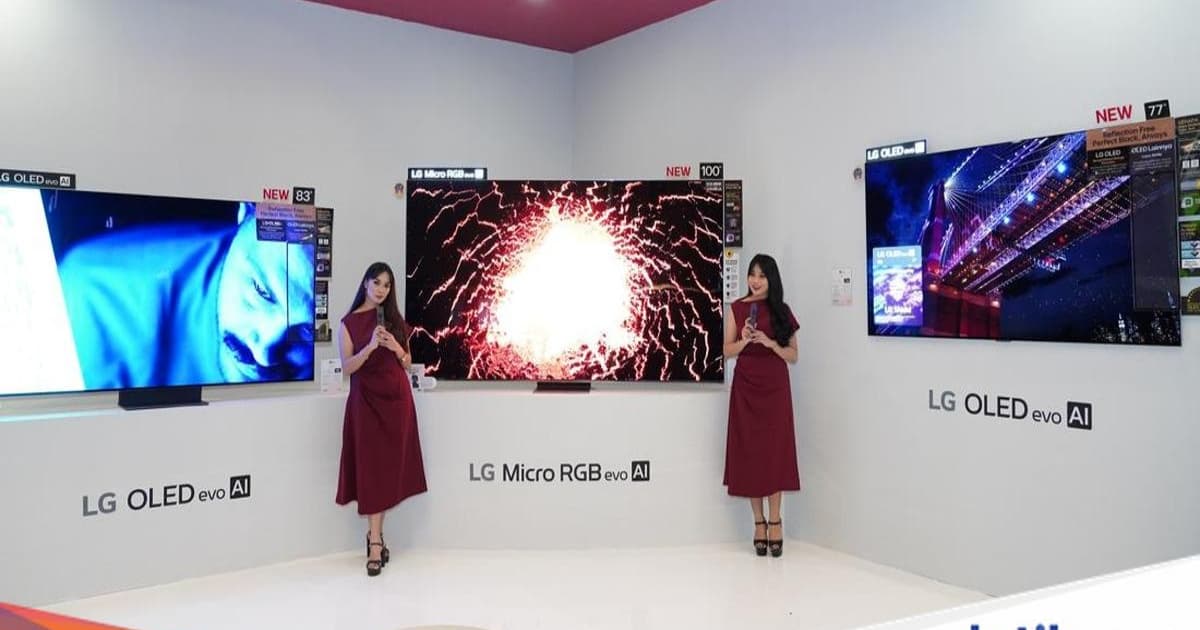 LG Micro RGB 100 inch dan koleksi TV premium 2026 di Indonesia