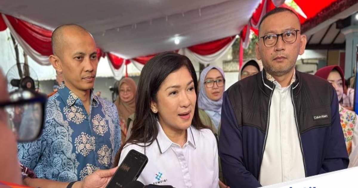 Ilustrasi digitalisasi perlindungan sosial oleh Komdigi dengan sistem interoperabilitas data