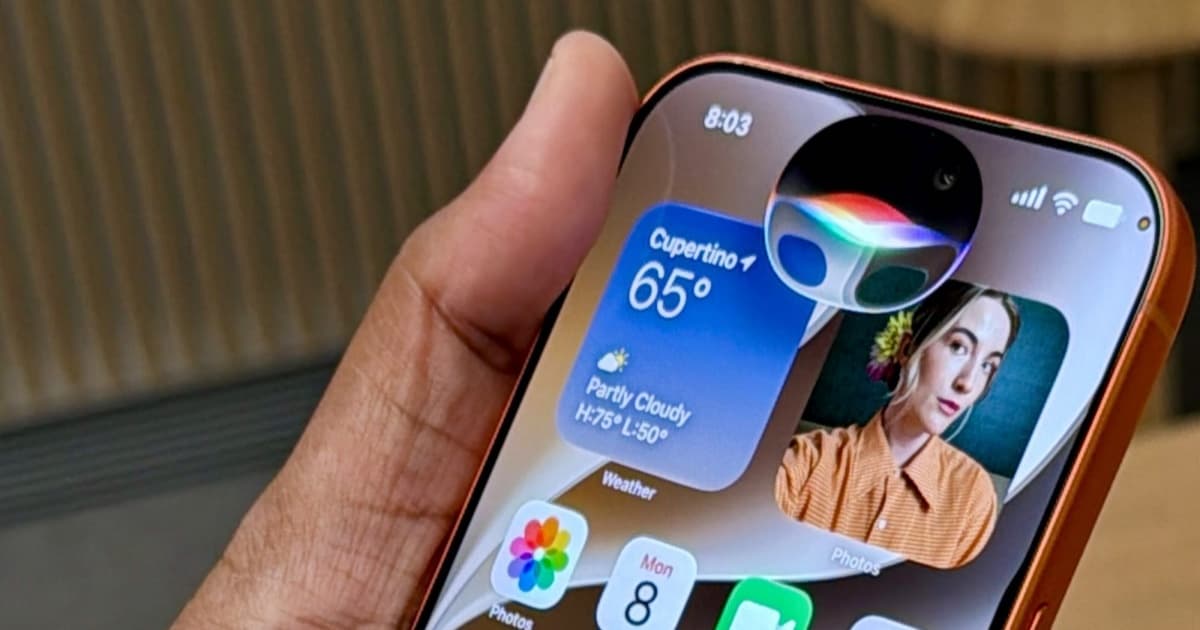 Ilustrasi Siri AI menolak ajakan romantis dengan tegas