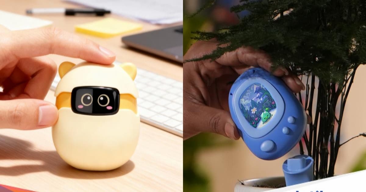 Ilustrasi Tamagotchi yang dibekali kecerdasan buatan AI